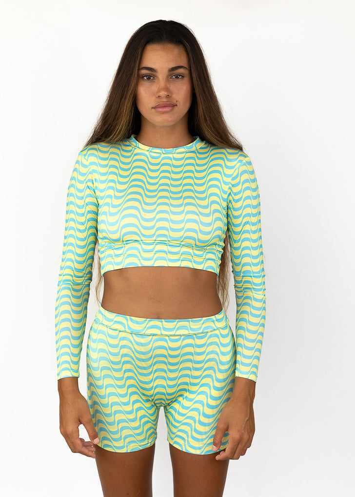 CROPPED RASH GUARD - OUTLET