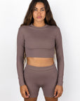 CROPPED RASH GUARD - OUTLET