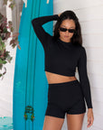 CROPPED RASH GUARD