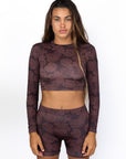 CROPPED RASH GUARD - OUTLET